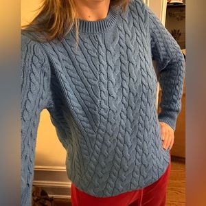 Bright Blue J Crew Knit Sweater